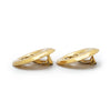 Chanel Coco Mark Cut-out Big Circle Clip Earrings GP secondhand