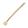 Chanel CC Logo Round Pendant Chain Necklace secondhand