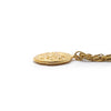 Chanel CC Logo Round Pendant Chain Necklace secondhand