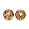 Chanel Coco Mark Chanel Paris Round Clip Earrings GP secondhand