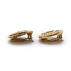 Chanel Coco Mark Chanel Paris Round Clip Earrings GP secondhand