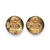 Chanel Coco Mark Chanel Paris Round Clip Earrings GP secondhand