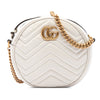 Gucci Mini GG Marmont Matelasse Calfskin Round Crossbody Secondhand