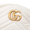 Gucci Mini GG Marmont Matelasse Calfskin Round Crossbody Secondhand