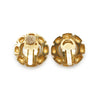 Chanel Vintage Artificial Pearl Round Clip Earrings secondhand