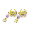 Chanel Coco Mark Pendant Earrings secondhand