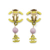 Chanel Coco Mark Pendant Earrings secondhand