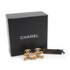 Chanel CC Logo Crossbone Clip-On Earrings secondhand
