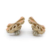 Chanel CC Logo Crossbone Clip-On Earrings secondhand