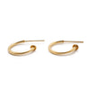 Chanel Coco Mark Pearl Hoop Earrings secondhand