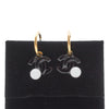 Chanel Coco Mark Pearl Hoop Earrings secondhand