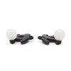 Chanel Coco Mark Pearl Hoop Earrings secondhand