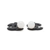 Chanel Coco Mark Pearl Hoop Earrings secondhand