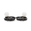 Chanel Coco Mark Pearl Hoop Earrings secondhand