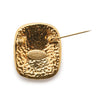 Chanel Coco Mark Square Button Brooch GP secondhand