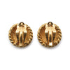 Chanel Coco Mark Round Clip Earrings GP secondhand