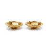 Chanel CC Logo Matelasse Button Clip Earrings GP secondhand