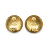 Chanel Coco Mark Filigree Round Clip Earrings GP secondhand