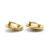 Chanel Coco Mark Filigree Round Clip Earrings GP secondhand