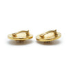 Chanel Coco Mark Filigree Round Clip Earrings GP secondhand