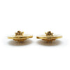 Chanel Coco Mark Filigree Round Clip Earrings GP secondhand