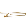 Chanel CC Logo Circle Chain Necklace GP secondhand