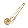 Chanel CC Logo Circle Chain Necklace GP secondhand