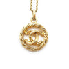 Chanel CC Logo Circle Chain Necklace GP secondhand