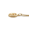 Chanel CC Logo Circle Chain Necklace GP secondhand