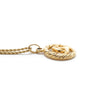 Chanel CC Logo Circle Chain Necklace GP secondhand