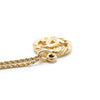 Chanel CC Logo Circle Chain Necklace GP secondhand