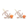 Chanel CC Logo Drop Earrings secondhand