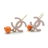 Chanel CC Logo Drop Earrings secondhand