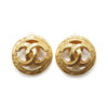 Chanel CC Logo Cut-out Clip-On Earrings GP secondhand