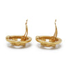 Chanel CC Logo Cut-out Clip-On Earrings GP secondhand