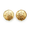 Chanel Lion Button Clip-On Earrings GP secondhand