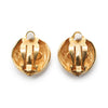 Chanel Lion Button Clip-On Earrings GP secondhand