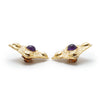 Chanel Gripoix Diamond-Shaped Clip-On Earrings GP secondhand