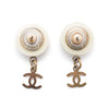 Chanel Coco Chanel Round Drop Earrings GP secondhand