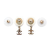 Chanel Coco Chanel Round Drop Earrings GP secondhand