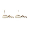 Chanel Coco Chanel Round Drop Earrings GP secondhand