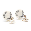 Chanel Coco Chanel Round Drop Earrings GP secondhand