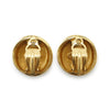 Chanel CC Logo Round Clip-On Earrings GP secondhand
