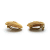 Chanel CC Logo Twisted Rope Round Clip-On Earrings GP secondhand