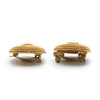 Chanel CC Logo Twisted Rope Round Clip-On Earrings GP secondhand