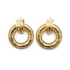 Chanel Hoop Clip-On Earrings GP secondhand