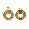 Chanel Hoop Clip-On Earrings GP secondhand