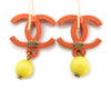 Chanel CC Logo Drop Earrings secondhand