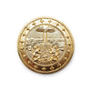 Chanel Lion Medallion Brooch GP secondhand