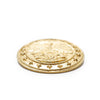 Chanel Lion Medallion Brooch GP secondhand